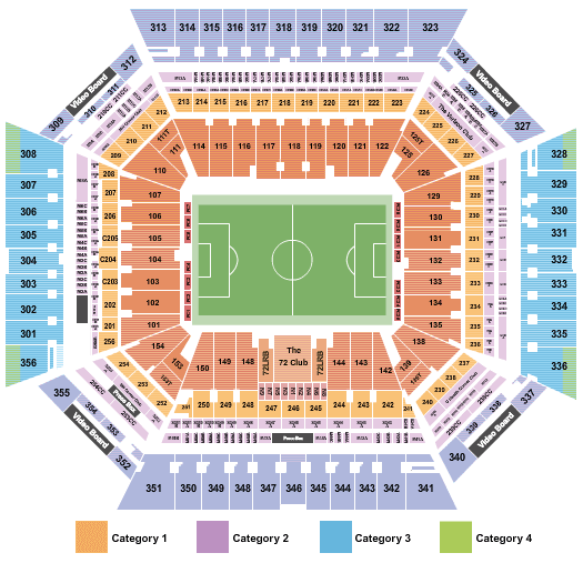 Hard Rock Stadium World Cup Seating Chart
