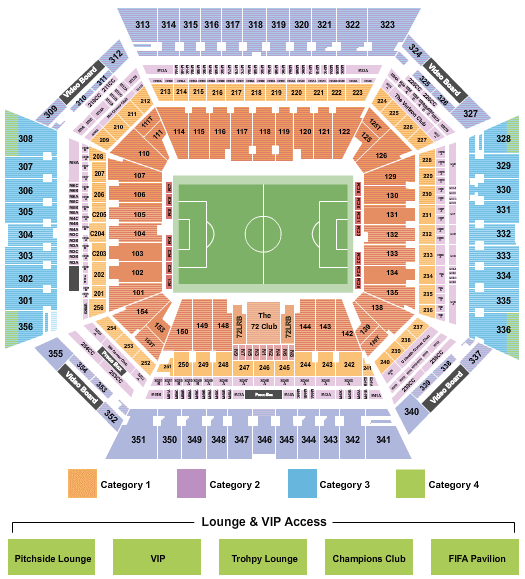 Hard Rock Stadium World Cup Seating Chart